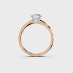 IGI 1.00ct Lab Grown Diamond Solitaire Engagement Ring - The Montpellier Tulip