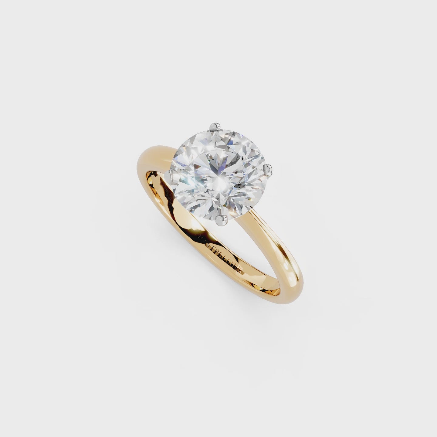 IGI 2.00ct Lab Grown Diamond Solitaire Engagement Ring - The Montpellier Tulip