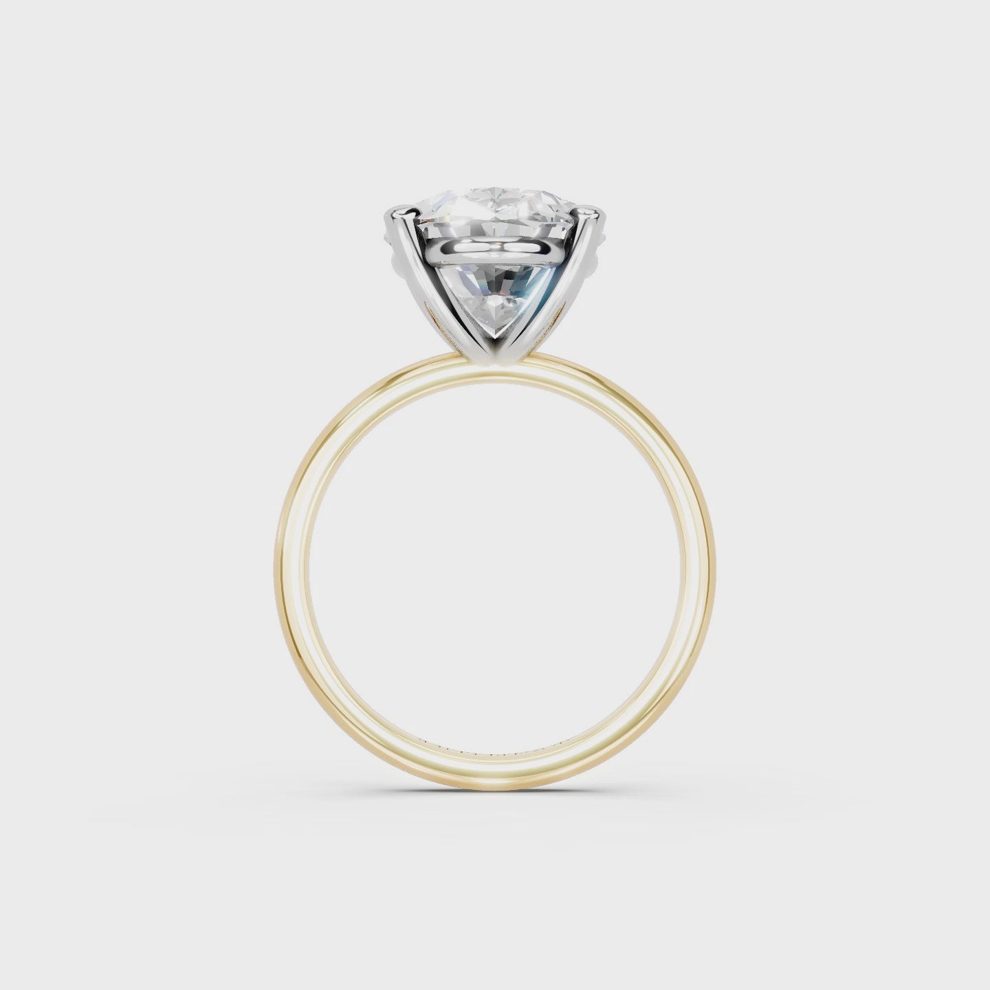 IGI 5.00ct Lab Grown Oval Diamond Solitaire Engagement Ring Platinum or 18ct Gold - The Montpellier Classic Oval