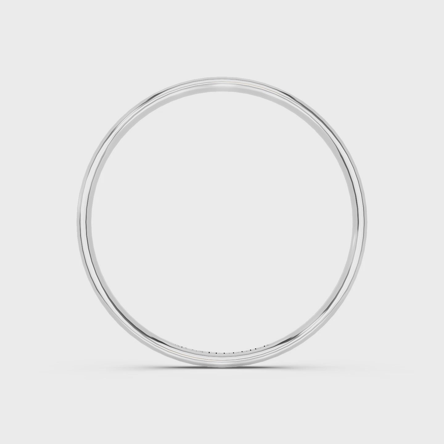 1.5mm Montpellier Fibonacci Wedding Band Platinum or 18ct Gold