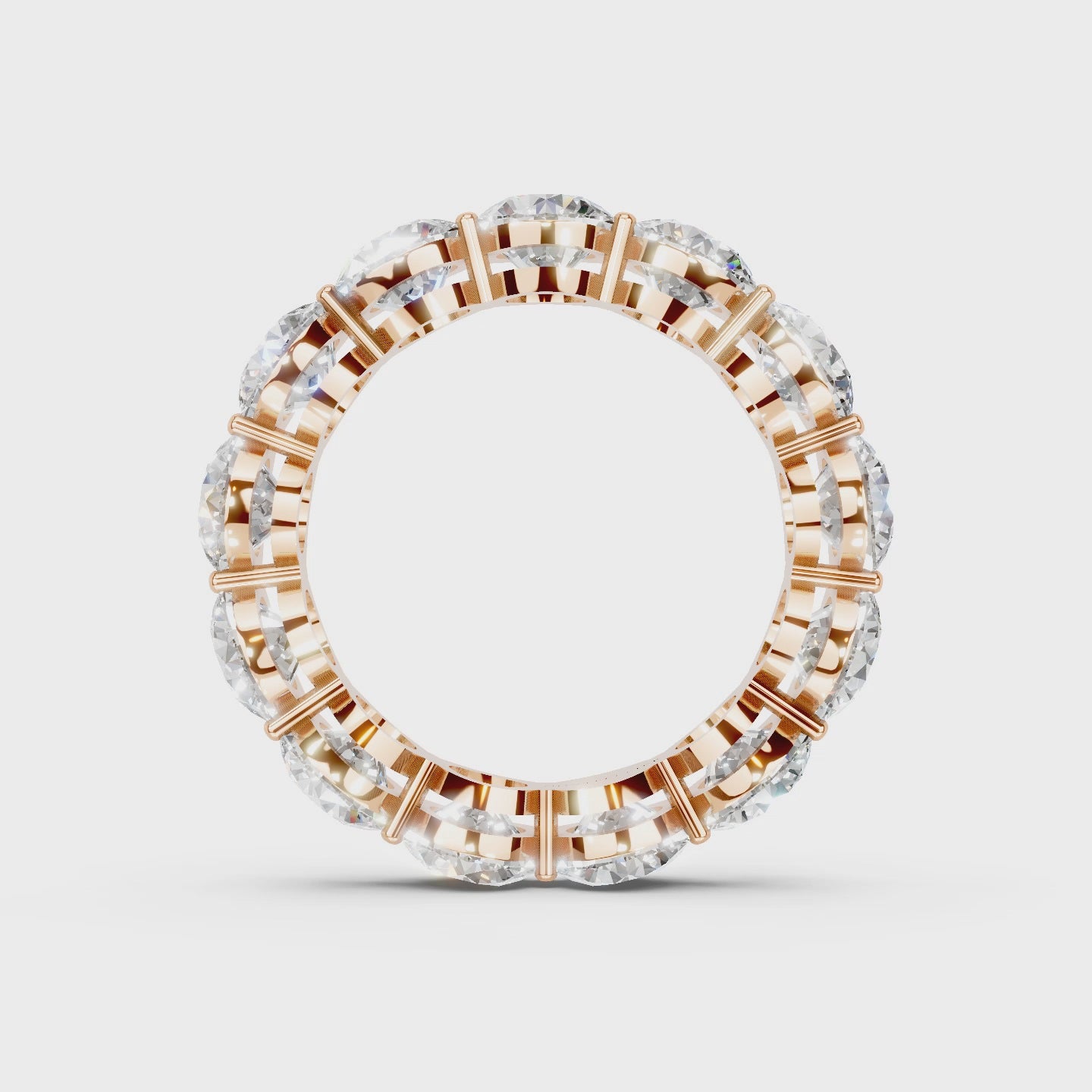 The Full Monty 6.50ct Lab Diamond Grown Eternity Ring Platinum or 18ct Gold