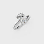 IGI 1.50ct Lab Grown Oval Diamond Solitaire Engagement Ring Platinum or 18ct Gold - The Montpellier Classic Oval