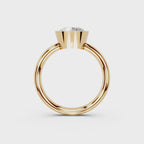 IGI 1.50ct Lab Grown Round Bezel Set Diamond Solitaire Engagement Ring Platinum or 18ct Gold