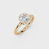 IGI 1.00ct Lab Grown Round Bezel Set Diamond Solitaire Engagement Ring Platinum or 18ct Gold