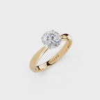 IGI 1.00ct Lab Grown Diamond Solitaire Engagement Ring - The Montpellier Tulip