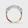 2.50ct Lab Grown 5 Stone Round Diamond Ring Platinum or 18ct Gold - The Montpellier Classic 5 Stone Ring