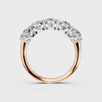 2.50ct Lab Grown 5 Stone Round Diamond Ring Platinum or 18ct Gold - The Montpellier Classic 5 Stone Ring