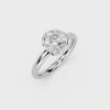 IGI 1.00ct Lab Grown Round Bezel Set Diamond Solitaire Engagement Ring Platinum or 18ct Gold
