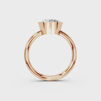 IGI 2.00ct Lab Grown Round Bezel Set Diamond Solitaire Engagement Ring Platinum or 18ct Gold