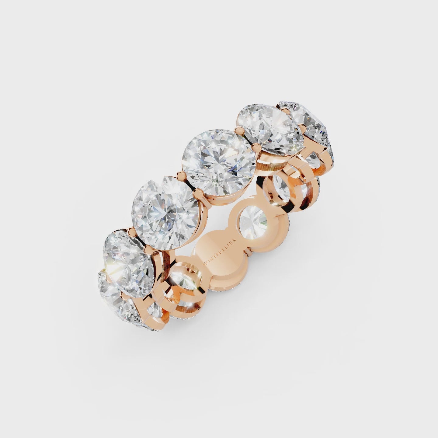 The Full Monty 8.75ct Lab Diamond Grown Eternity Ring Platinum or 18ct Gold