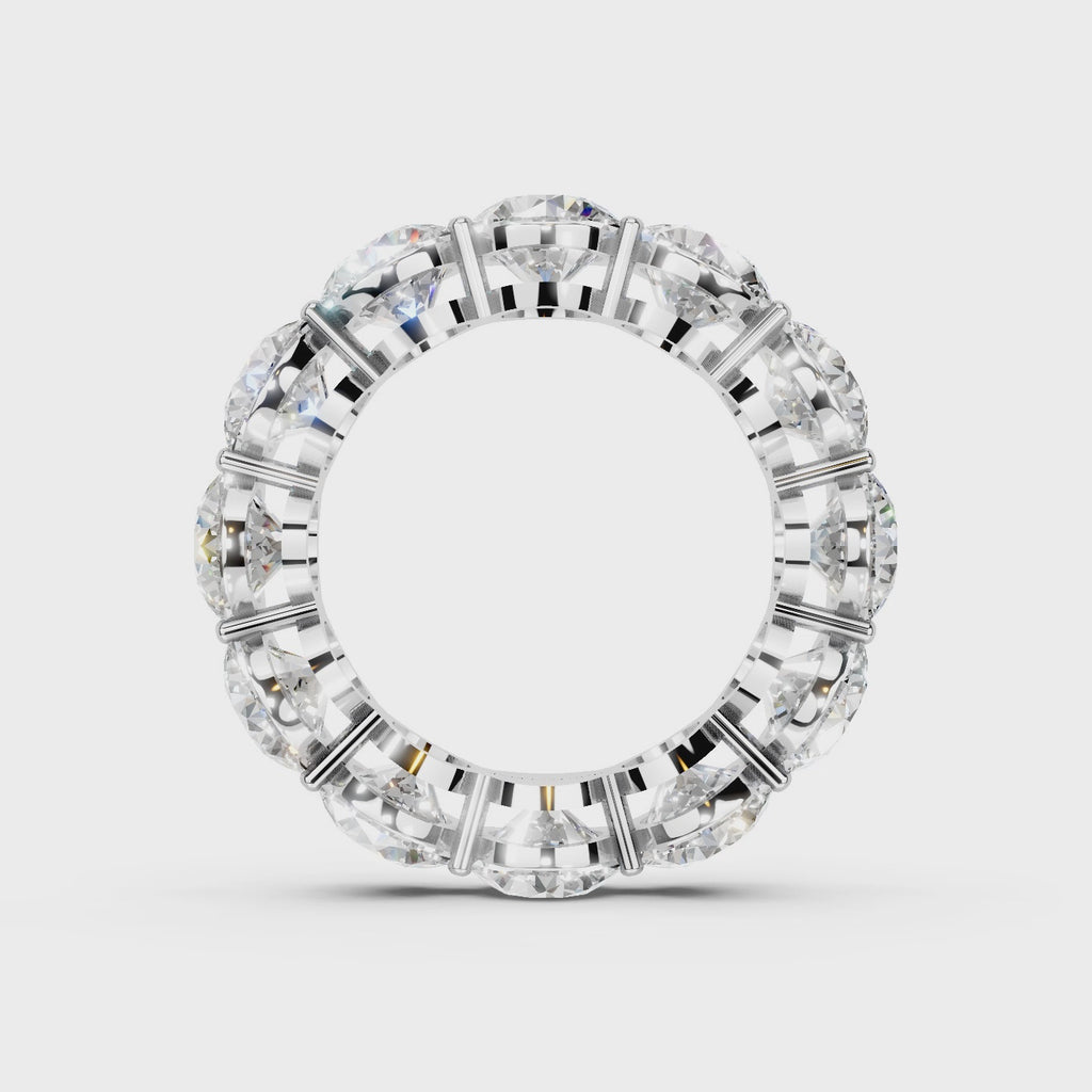 The Full Monty 8.75ct Lab Diamond Grown Eternity Ring Platinum or 18ct Gold