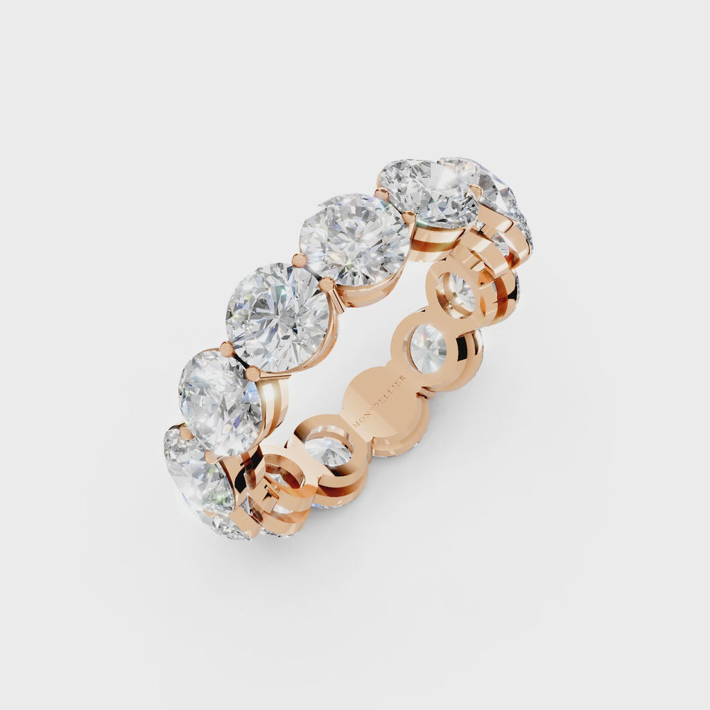 The Full Monty 6.50ct Lab Diamond Grown Eternity Ring Platinum or 18ct Gold