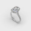GIA 5.02ct F/SI2 Diamond Solitaire set in Platinum