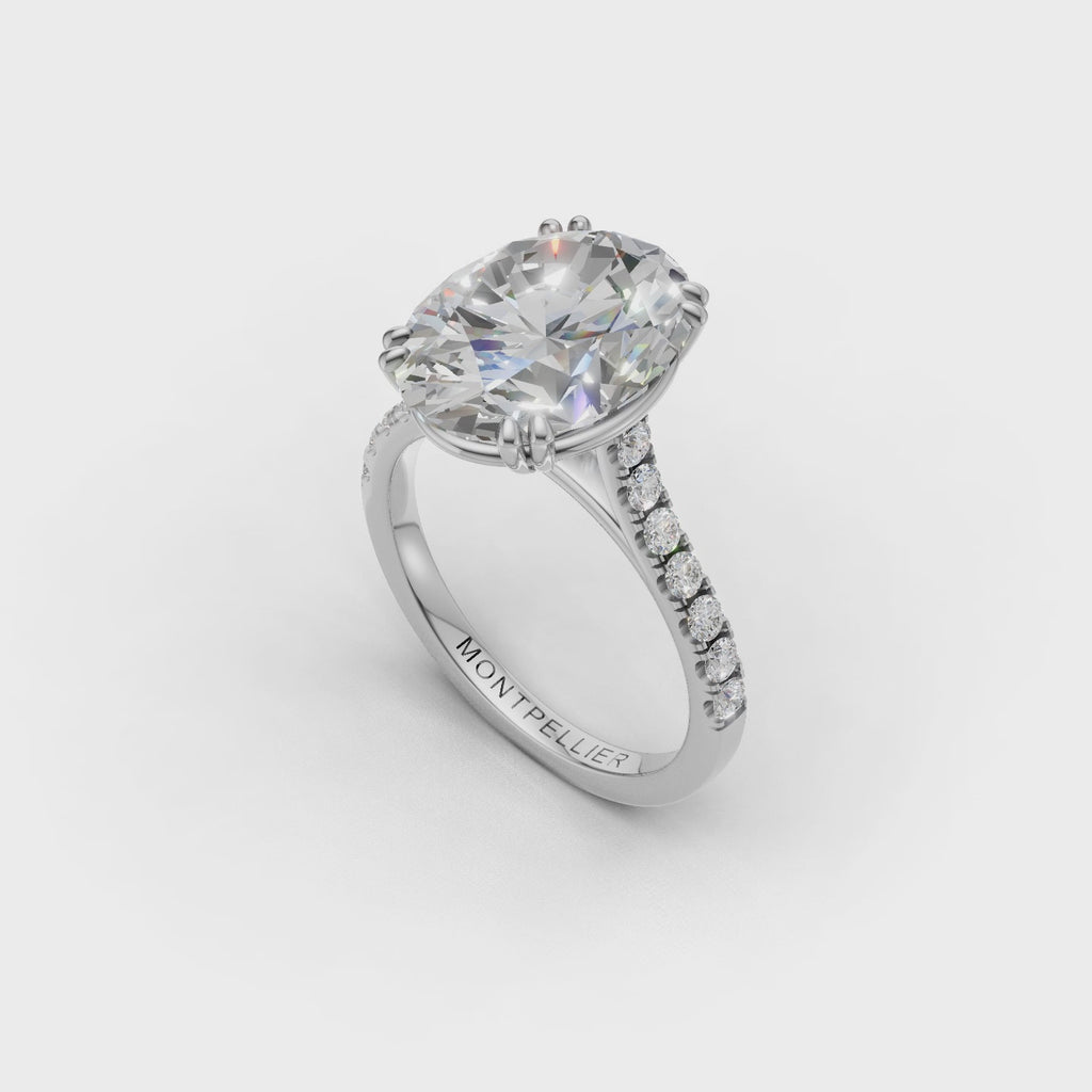GIA 5.02ct F/SI2 Diamond Solitaire set in Platinum