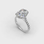 GIA 5.02ct F/SI2 Diamond Solitaire set in Platinum