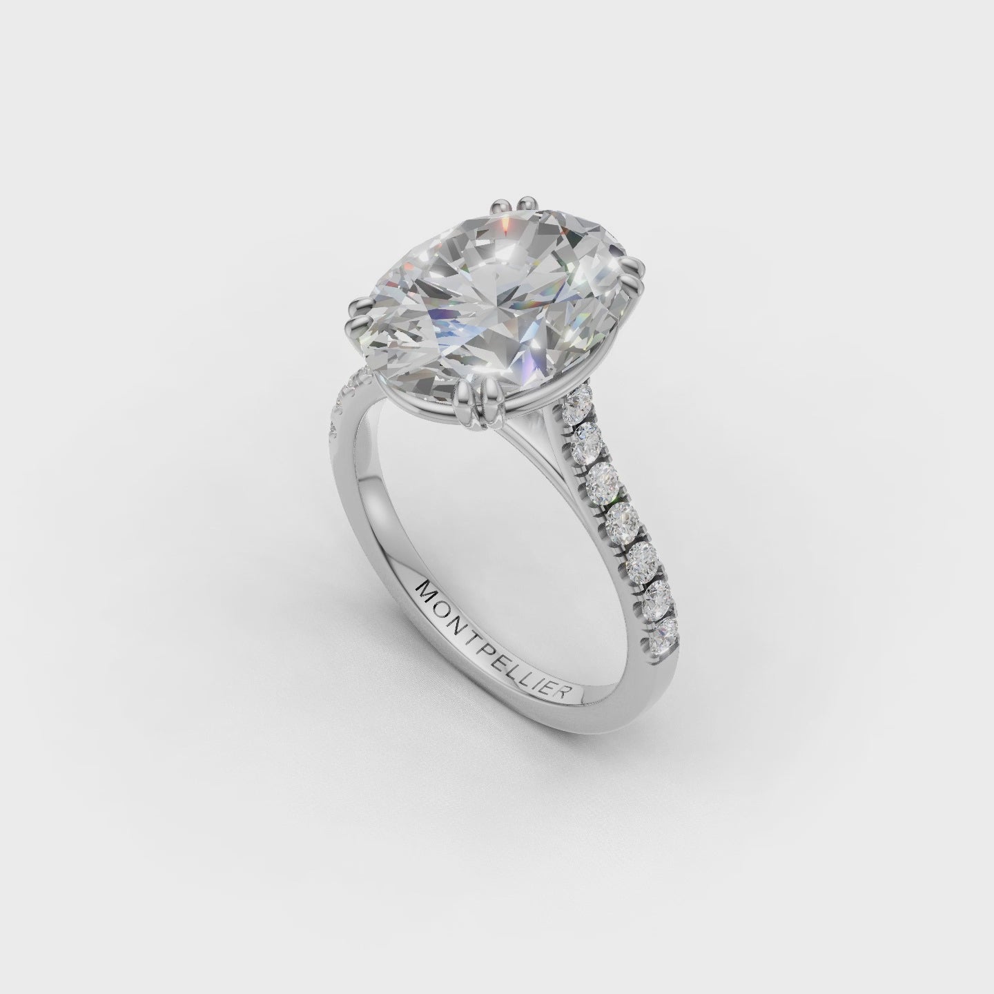 GIA 5.02ct F/SI2 Diamond Solitaire set in Platinum