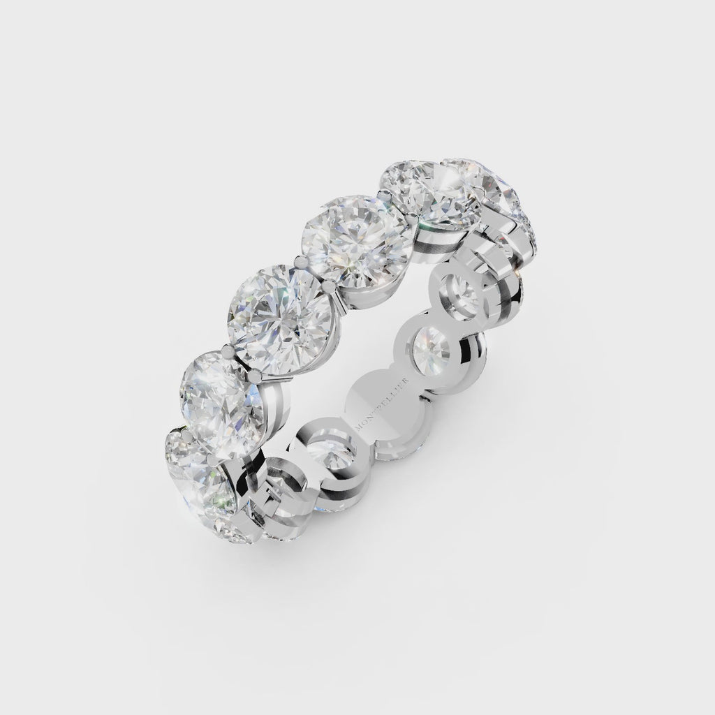 The Full Monty 6.50ct Lab Diamond Grown Eternity Ring Platinum or 18ct Gold