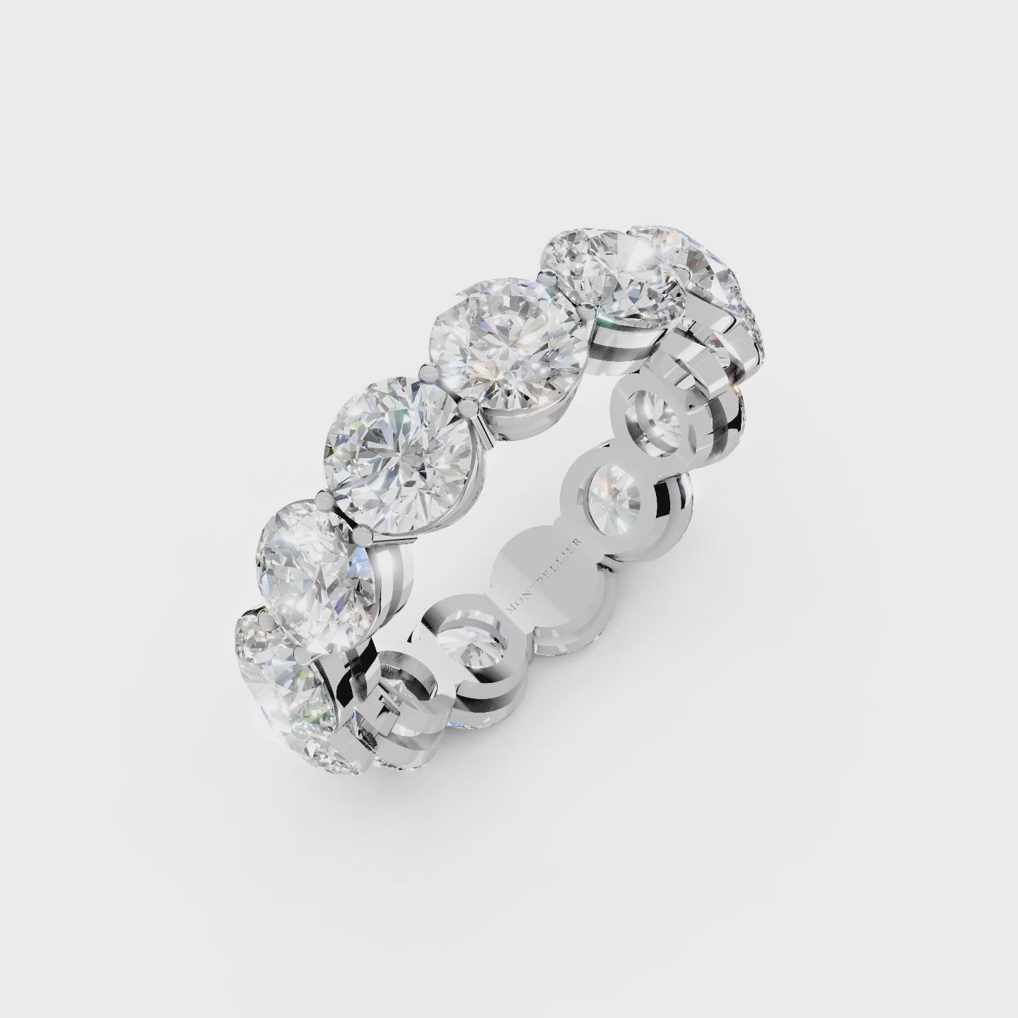 The Full Monty 6.50ct Lab Diamond Grown Eternity Ring Platinum or 18ct Gold