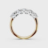 1.50ct Lab Grown 5 Stone Round Diamond Ring Platinum or 18ct Gold - The Montpellier Classic 5 Stone Ring
