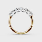 1.50ct Lab Grown 5 Stone Round Diamond Ring Platinum or 18ct Gold - The Montpellier Classic 5 Stone Ring