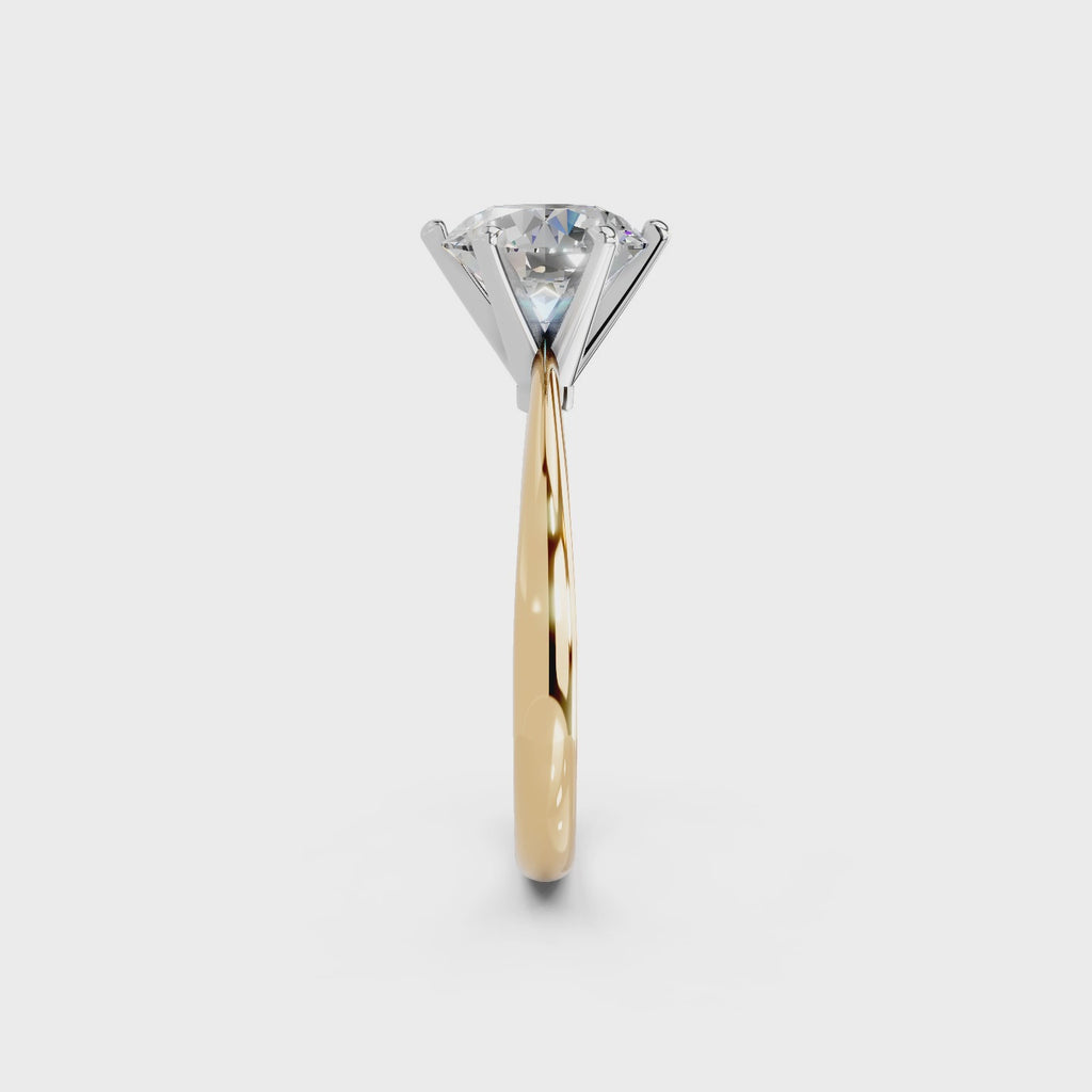 IGI 2.00ct Lab Grown Diamond Solitaire Engagement Ring - The Montpellier Classic 6 Claw