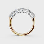 2.00ct Lab Grown 5 Stone Round Diamond Ring Platinum or 18ct Gold - The Montpellier Classic 5 Stone Ring