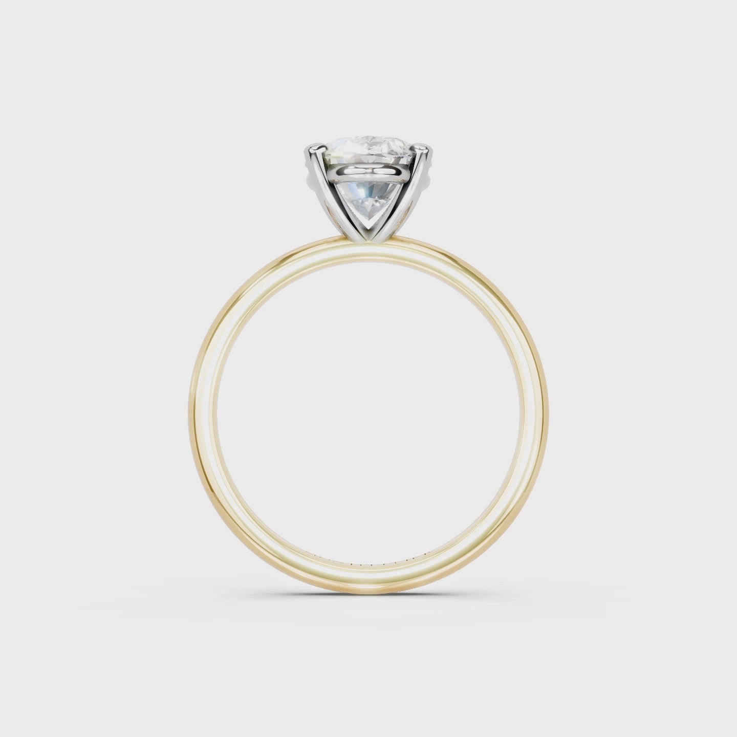 IGI 2.00ct Lab Grown Oval Diamond Solitaire Engagement Ring Platinum or 18ct Gold - The Montpellier Classic Oval