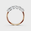 1.50ct Lab Grown 5 Stone Round Diamond Ring Platinum or 18ct Gold - The Montpellier Classic 5 Stone Ring