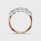 1.50ct Lab Grown 5 Stone Round Diamond Ring Platinum or 18ct Gold - The Montpellier Classic 5 Stone Ring