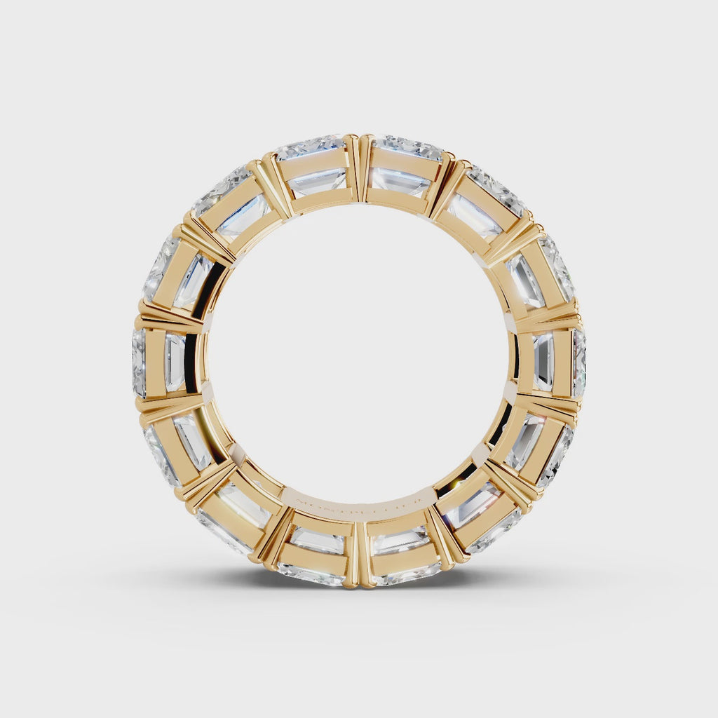 GIA 14.00ct D/VS1 Natural Diamond Colonnade™ Eternity Ring set in Platinum