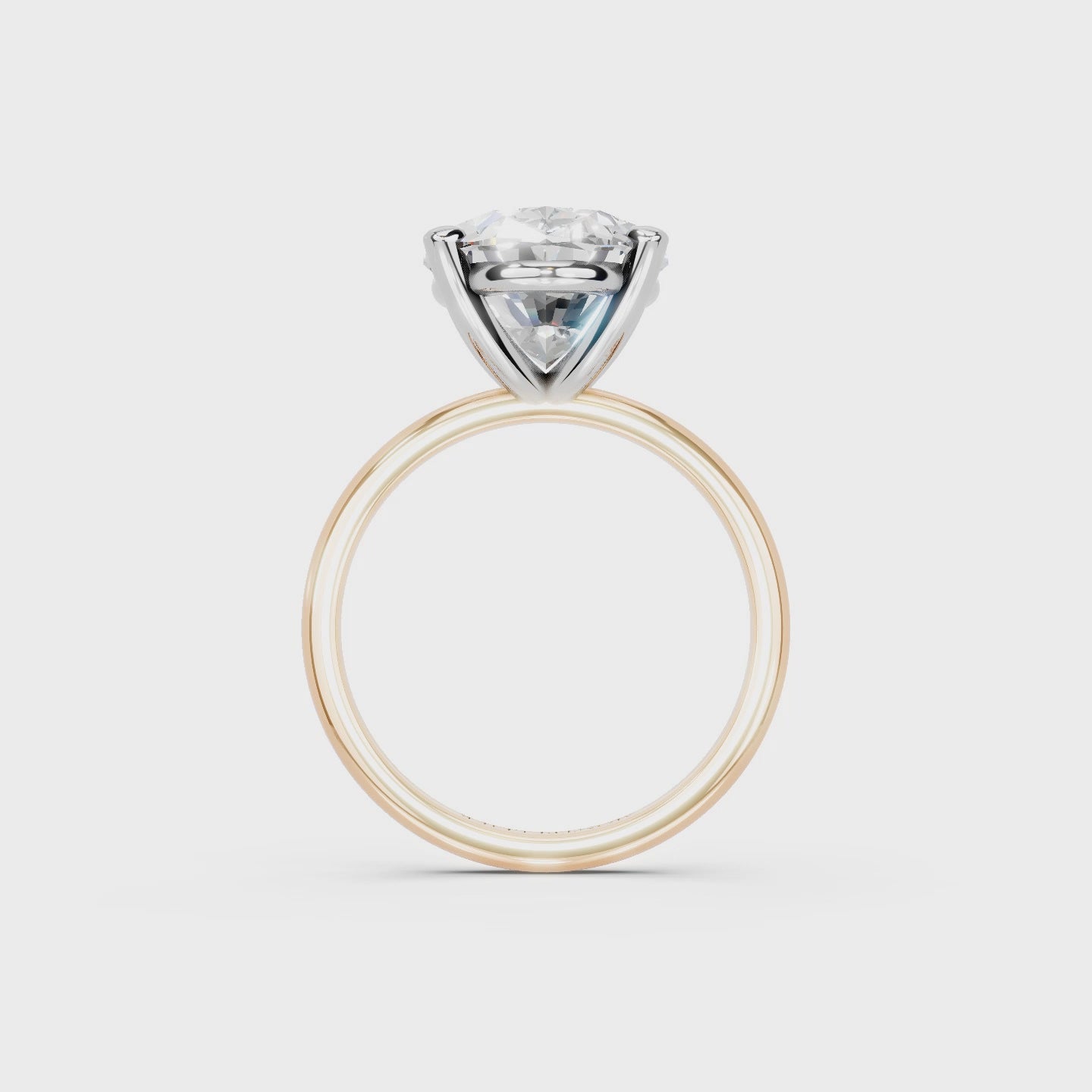 IGI 5.00ct Lab Grown Oval Diamond Solitaire Engagement Ring Platinum or 18ct Gold - The Montpellier Classic Oval
