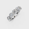 2.50ct Lab Grown 5 Stone Round Diamond Ring Platinum or 18ct Gold - The Montpellier Classic 5 Stone Ring