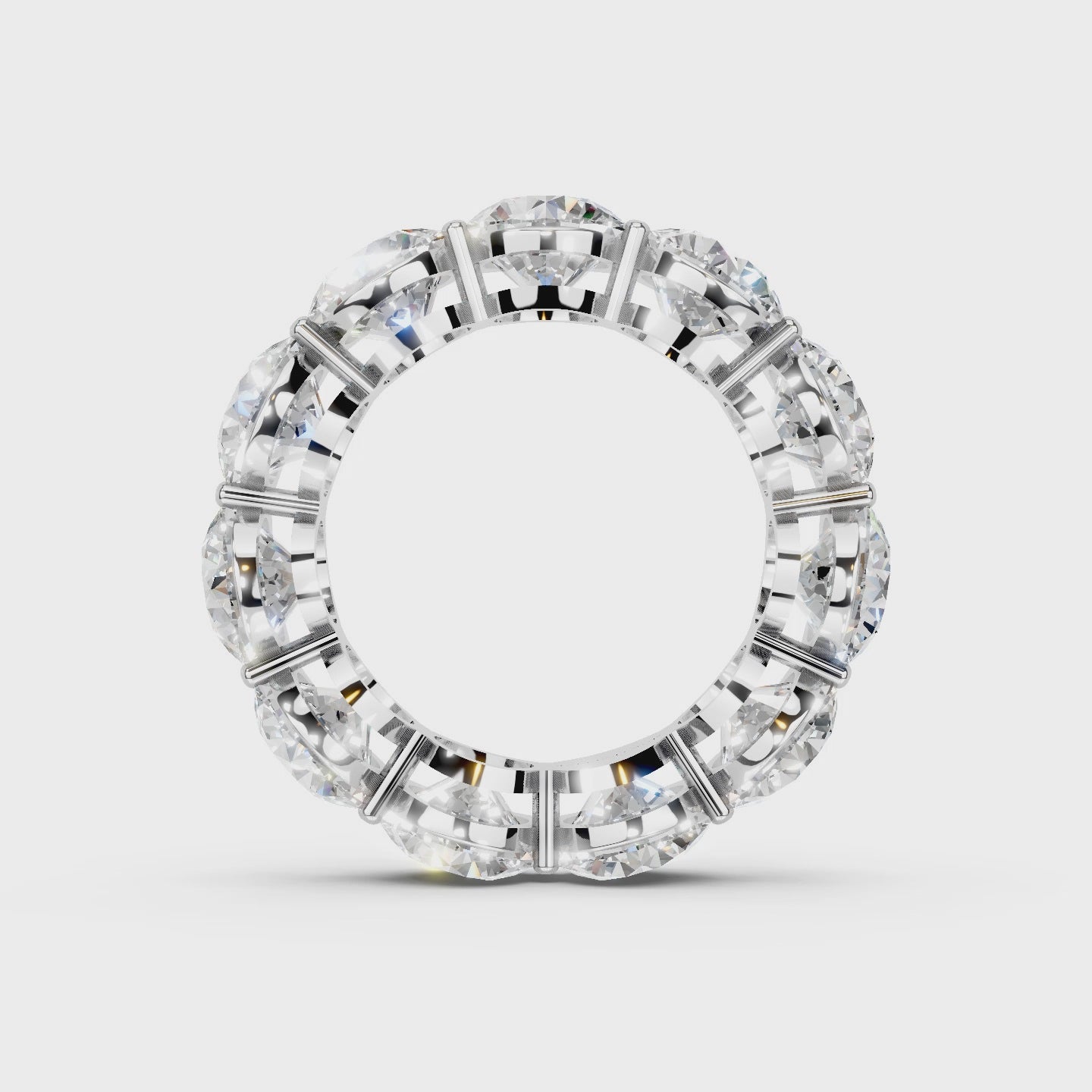 The Full Monty 11.00ct Lab Diamond Grown Eternity Ring Platinum or 18ct Gold