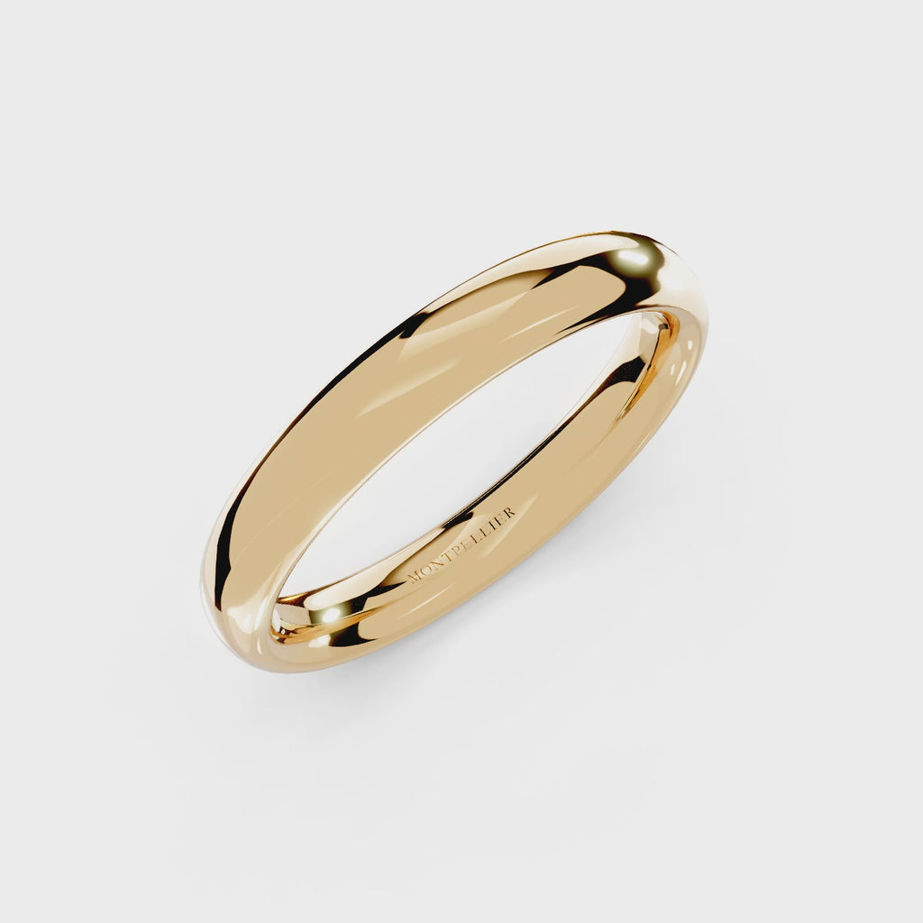 4.0mm Montpellier Fibonacci Wedding Band Platinum or 18ct Gold