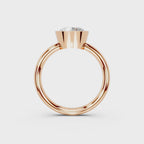 IGI 1.50ct Lab Grown Round Bezel Set Diamond Solitaire Engagement Ring Platinum or 18ct Gold
