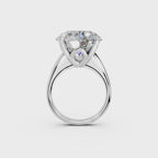 IGI 10.00ct Lab Grown Diamond Solitaire Engagement Ring - The Montpellier Tulip