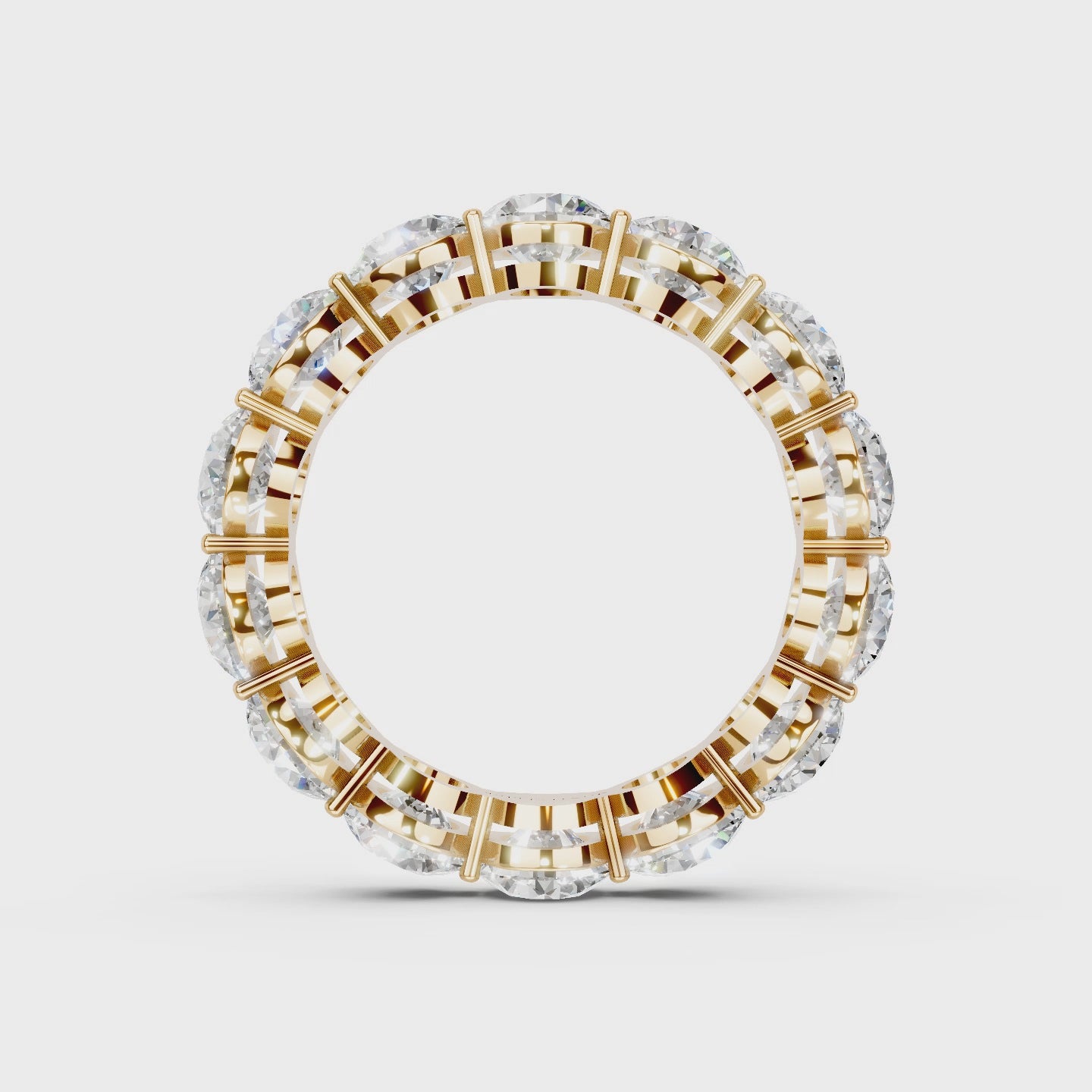 The Full Monty 5.50ct Lab Diamond Grown Eternity Ring Platinum or 18ct Gold