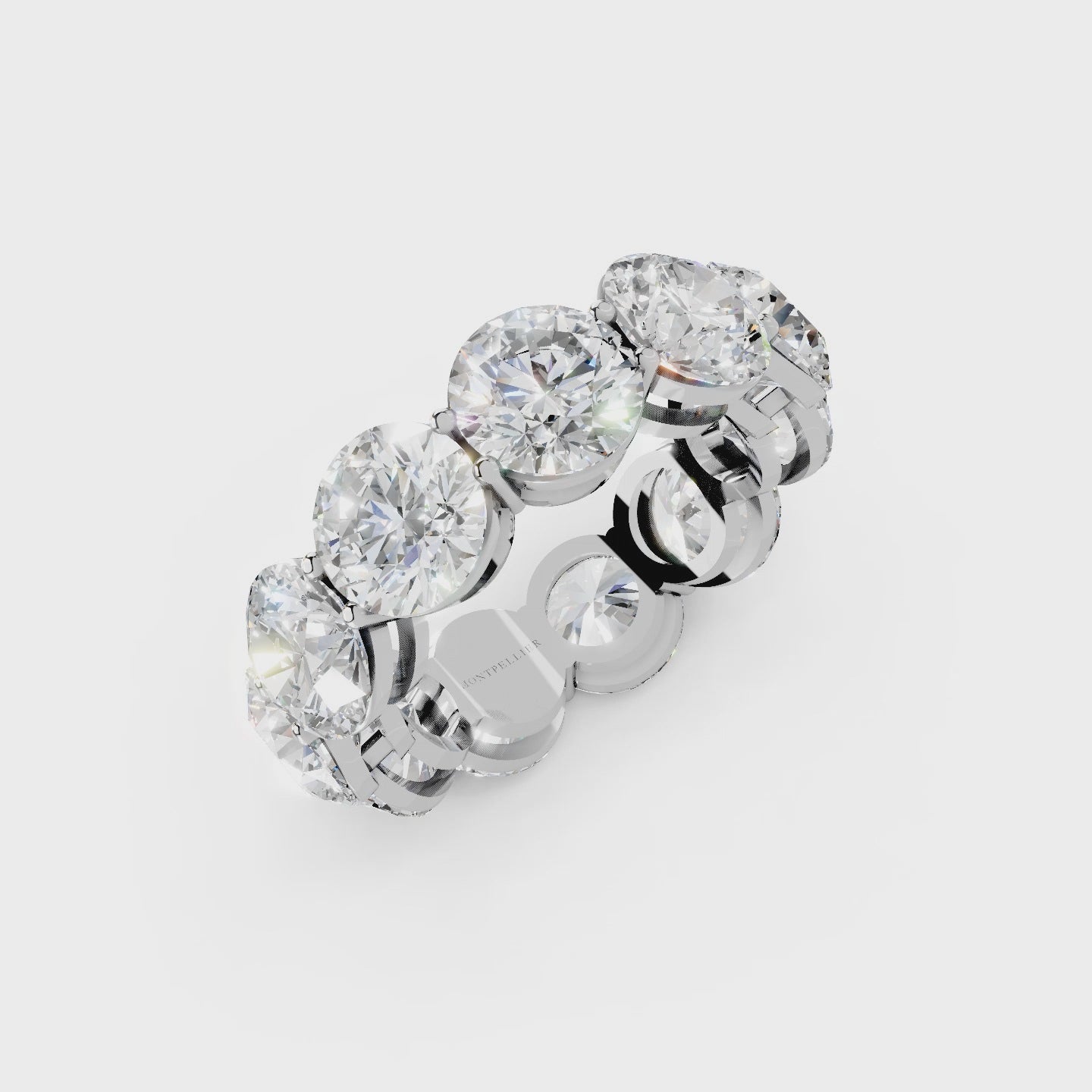 The Full Monty 11.00ct Lab Diamond Grown Eternity Ring Platinum or 18ct Gold