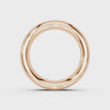 5.0mm Montpellier Fibonacci Wedding Band Platinum or 18ct Gold