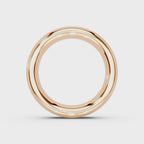 5.0mm Montpellier Fibonacci Wedding Band Platinum or 18ct Gold