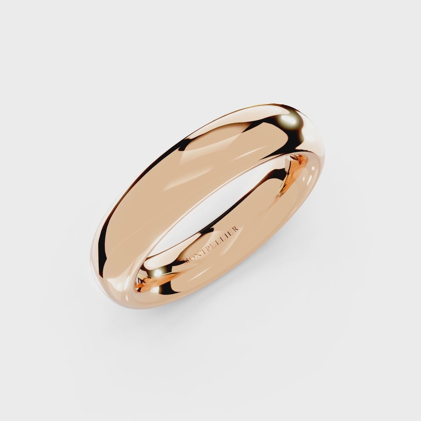 5.0mm Montpellier Fibonacci Wedding Band Platinum or 18ct Gold
