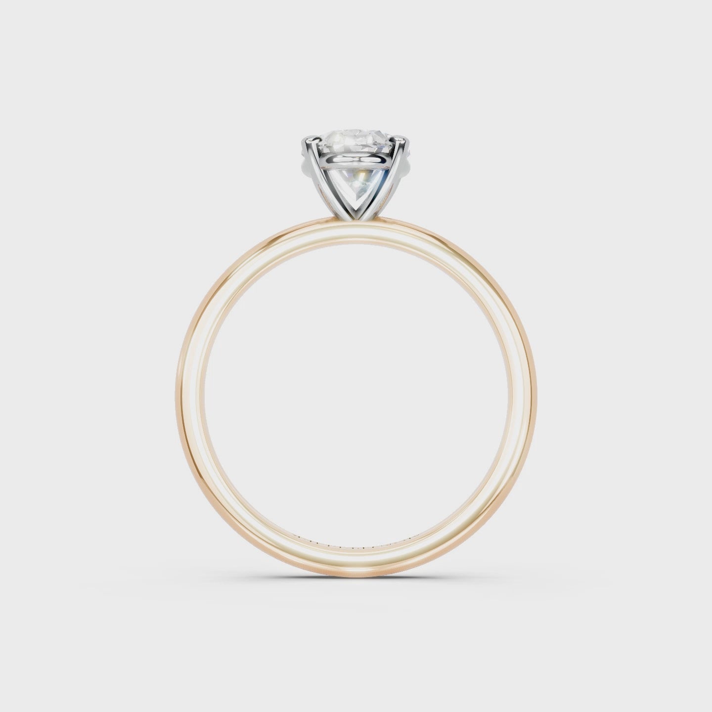 IGI 1.00ct Lab Grown Oval Diamond Solitaire Engagement Ring Platinum or 18ct Gold - The Montpellier Classic Oval