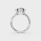 IGI 3.00ct Lab Grown Round Bezel Set Diamond Solitaire Engagement Ring Platinum or 18ct Gold