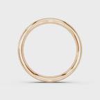 3.0mm Montpellier Fibonacci Wedding Band Platinum or 18ct Gold