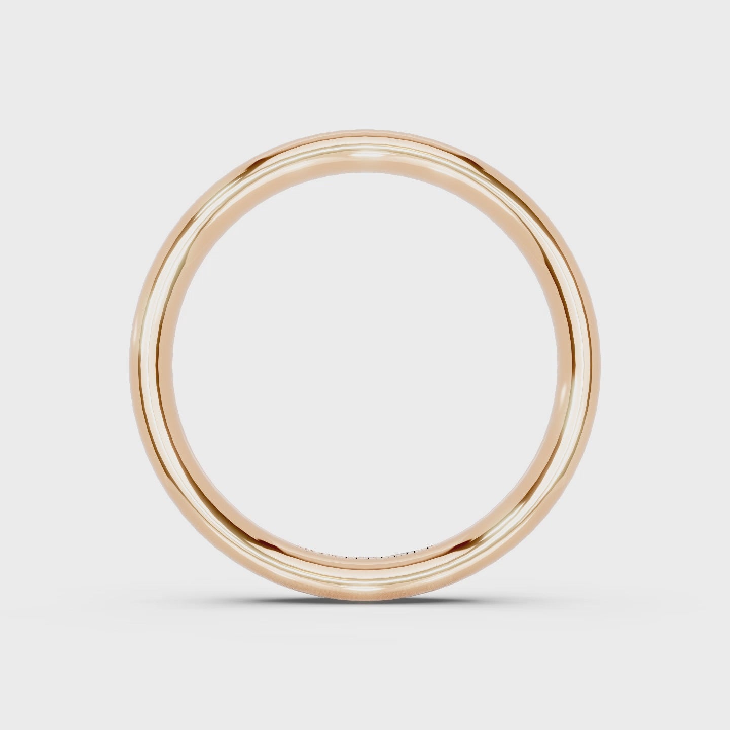 3.0mm Montpellier Fibonacci Wedding Band Platinum or 18ct Gold