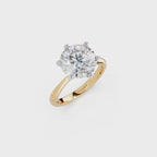 IGI 3.00ct Lab Grown Diamond Solitaire Engagement Ring - The Montpellier Classic 6 Claw