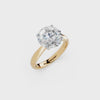 IGI 3.00ct Lab Grown Diamond Solitaire Engagement Ring - The Montpellier Tulip