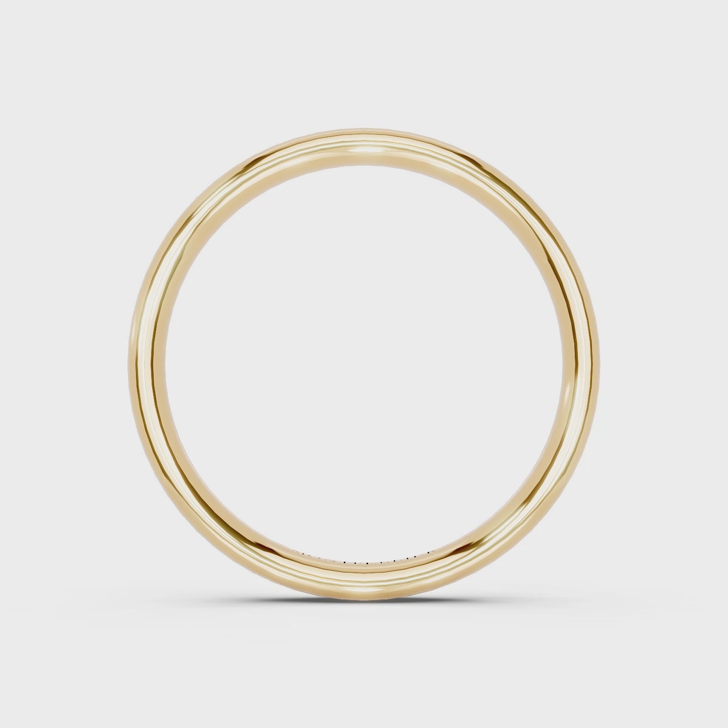 2.5mm Montpellier Fibonacci Wedding Band Platinum or 18ct Gold