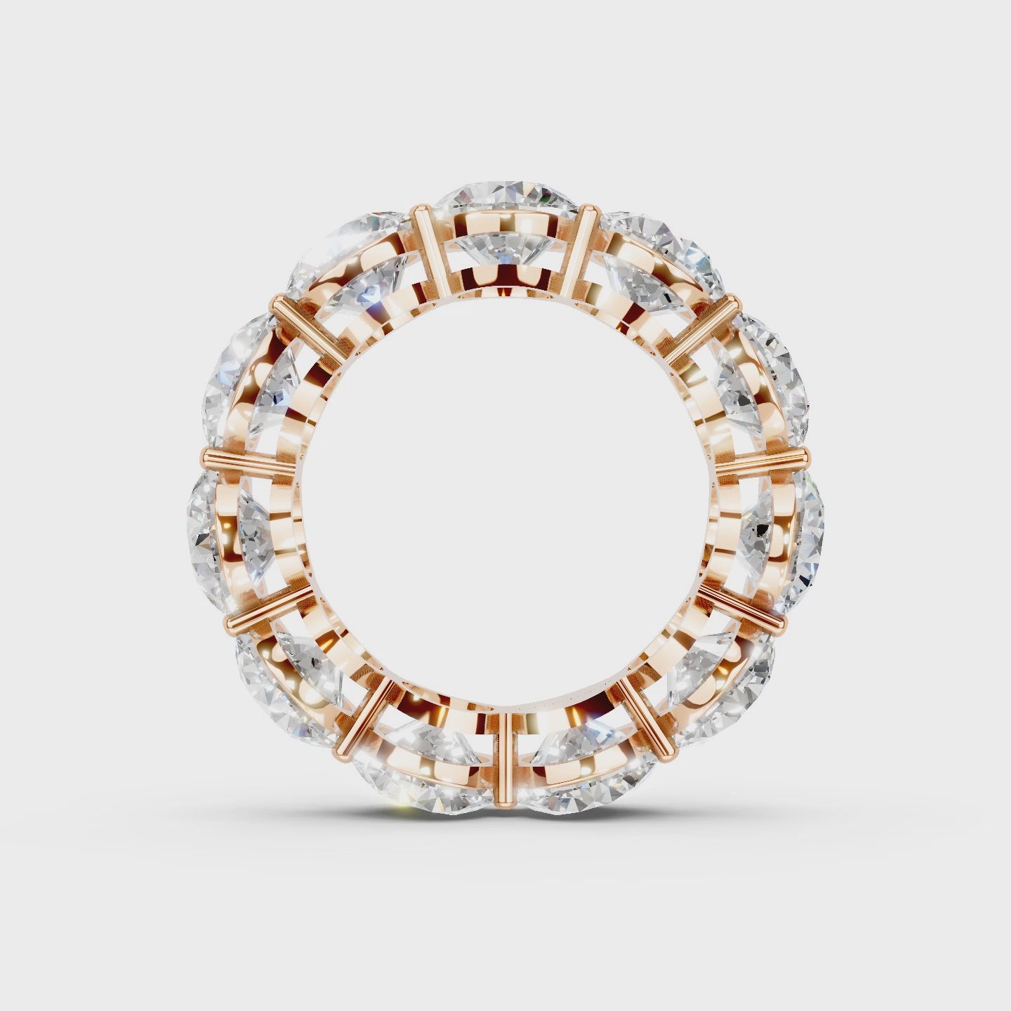 The Full Monty 11.00ct Lab Diamond Grown Eternity Ring Platinum or 18ct Gold
