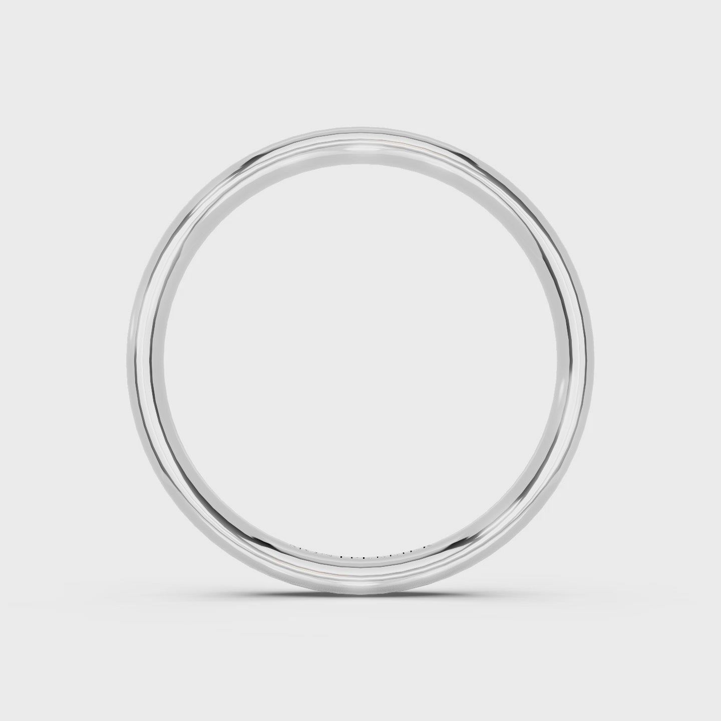 2.5mm Montpellier Fibonacci Wedding Band Platinum or 18ct Gold